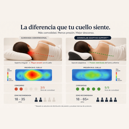 SomnioLab™ Almohada Cervical